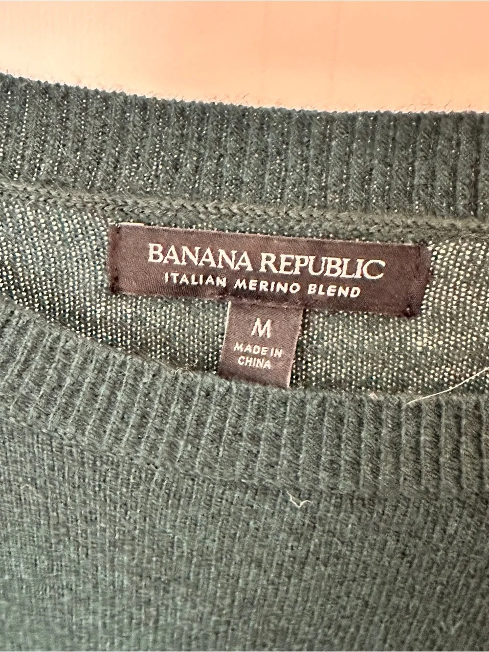 Banana Republic Crewneck Sweater Dark Green